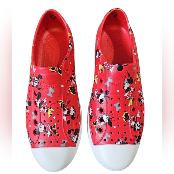 NWOT Native X Disney Minnie Mouse Jefferson Slip On Shoes 10 - Picture 7 of 12